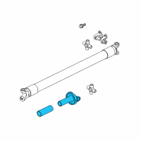 OEM Lincoln Slip Yoke Diagram - 4L3Z-4841-DC