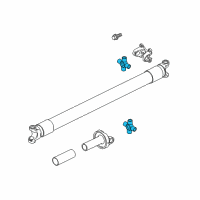 OEM Ford F-150 U-Joint Diagram - 4L3Z-4635-B