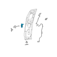 OEM 2005 Ford F-150 Handle, Outside Diagram - 4L3Z-1526604-AAA