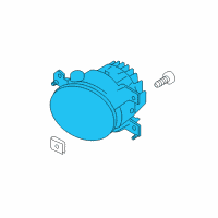 OEM Infiniti QX50 Fog Lamp Assy-LH Diagram - 26155-8990C