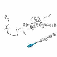OEM 2007 Lincoln Mark LT CV Joint Diagram - 5L3Z-3B414-AA