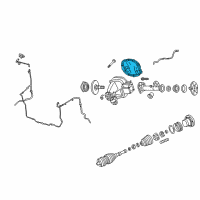 OEM 2018 Ford Expedition Rear Cover Diagram - 8L1Z-4033-A