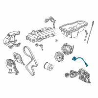 OEM 1996 Toyota RAV4 Crankshaft Sensor Diagram - 90080-19011