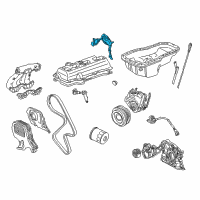 OEM 2001 Toyota Camry Oil Pump Gasket Diagram - 15197-74040
