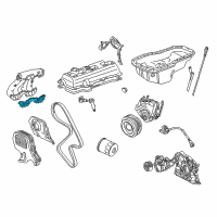 OEM 1995 Toyota MR2 Manifold Gasket Diagram - 17177-74070