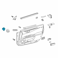 OEM 2015 Lexus ES350 Switch Assy, Door Control Diagram - 84930-33120