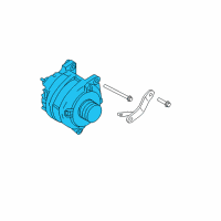 OEM 2019 Nissan 370Z Alternator Assy Reman Diagram - 2310M-3FY1ARW