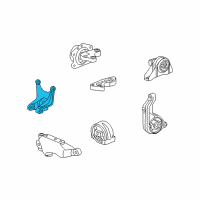 OEM 2010 Saturn Vue Bracket, Trans Rear Mount Diagram - 15912793