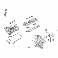 OEM Ford Oil Filler Tube Diagram - L1MZ-6763-A