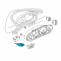 OEM 1999 BMW 318ti Headlight Switch Diagram - 61-31-8-353-506