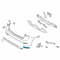 OEM 2018 Kia Forte5 REFLECTOR/REFLEX Assembly Diagram - 92405A7100