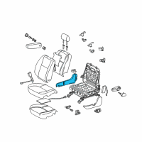 OEM Toyota Sequoia Cushion Shield Diagram - 71862-0C060-B0