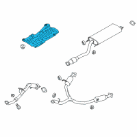 OEM 2015 Hyundai Santa Fe Protector-Heat Center Diagram - 28793-B8000