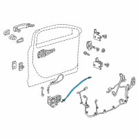 OEM 2019 Buick LaCrosse Lock Cable Diagram - 90803819