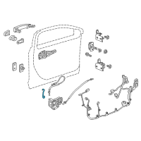 OEM 2017 Buick LaCrosse Lock Rod Diagram - 26686729