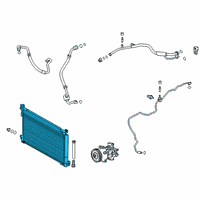 OEM 2020 Toyota Corolla Condenser Diagram - 884A0-12010