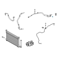 OEM 2020 Toyota C-HR AC Line O-Ring Diagram - 90068-14011