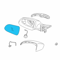 OEM 2014 Kia Cadenza Outside Rear View G/Holder Assembly, Right Diagram - 876213R710