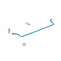 OEM Chevrolet Uplander Shaft-Rear Stabilizer Diagram - 10412916