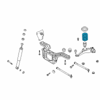 OEM Mercury Mariner Coil Spring Diagram - 8M6Z-5560-A