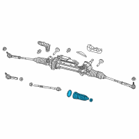 OEM 2015 Dodge Charger Boot-Steering Gear Diagram - 68263723AA
