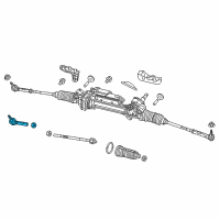 OEM 2019 Chrysler 300 Tie Rod-Outer End Diagram - 68395027AA