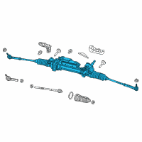 OEM Chrysler 300 Gear-Rack And Pinion Diagram - 68466322AB