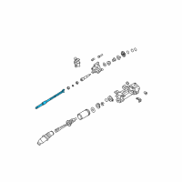 OEM 2005 Buick LeSabre Steering Column-Lower Shaft Diagram - 26071632