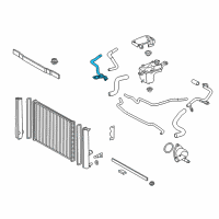 OEM 2012 Lexus CT200h Hose, Water By-Pass Diagram - 16264-37070