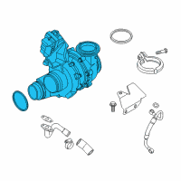 OEM 2017 BMW X5 Exchange-Turbo Charger Diagram - 11-65-8-517-632