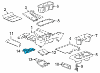 OEM 2022 Chevrolet Silverado 2500 HD Antitheft Module Diagram - 13516352
