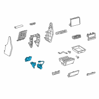 OEM Lexus LS600h Panel Sub-Assy, Console Rear End, No.2 Diagram - 58904-50040-A0
