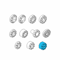 Genuine Ford Wheel Cap diagram