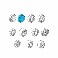 OEM 2010 Ford F-250 Super Duty Wheel Cap Diagram - 7C3Z-1130-B