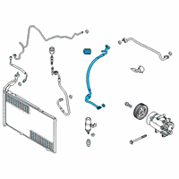 OEM 2014 Ford Fiesta Suction Hose Diagram - C1BZ-19867-AB