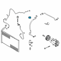 OEM 2014 Ford Fiesta Suction Hose Cap Diagram - 1S7Z-19D702-C