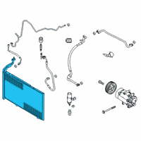 OEM 2019 Ford Fiesta Condenser Diagram - C1BZ-19712-C