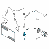 OEM 2017 Ford Fiesta Drier Diagram - AV1Z-19A566-A