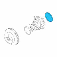 OEM 2003 Chevrolet Tracker Seal, Water Pump(O Ring) Diagram - 91176049