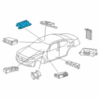 OEM 2011 Dodge Charger Module-Body Controller Diagram - 68140325AC