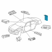 OEM Dodge Charger Module-Transmission Control Diagram - 68347574AA