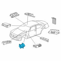OEM Dodge Grand Caravan Module-Lighting Control Diagram - 4602892AD