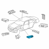 OEM 2014 Dodge Charger Module-Vehicle Systems Interface Diagram - 68056277AA