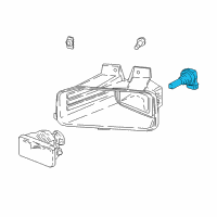 OEM Ford F-150 Fog Lamp Bulb Diagram - FL3Z-13466-A