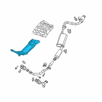 OEM 2022 Jeep Wrangler Shield-Heat Diagram - 68279813AC
