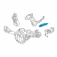 OEM Dodge INSULATOR-Transmission Support Diagram - 52021470AD