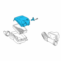 OEM 2019 Toyota Tacoma Upper Cover Diagram - 17705-0P220