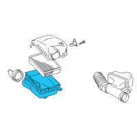 OEM Toyota Tacoma Lower Cover Diagram - 17701-0P140