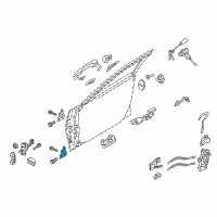 OEM 2012 Hyundai Genesis Hinge Assembly-Front Door Lower, LH Diagram - 79330-3M000