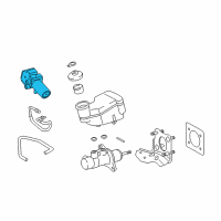 OEM 2017 Lexus GS450h Cylinder Sub-Assy, Brake Master Diagram - 47207-30080